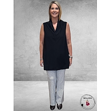 ONLY-M Top Travel Shawlkraag Zwart